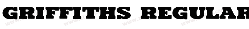 Griffiths Regular字体转换